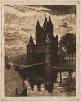 KG 20087
<br/>
De Amsterdamse Poort te Haarlem
<br/>
<em>Dingemans, Waalko Jans (1873-1925)</em>